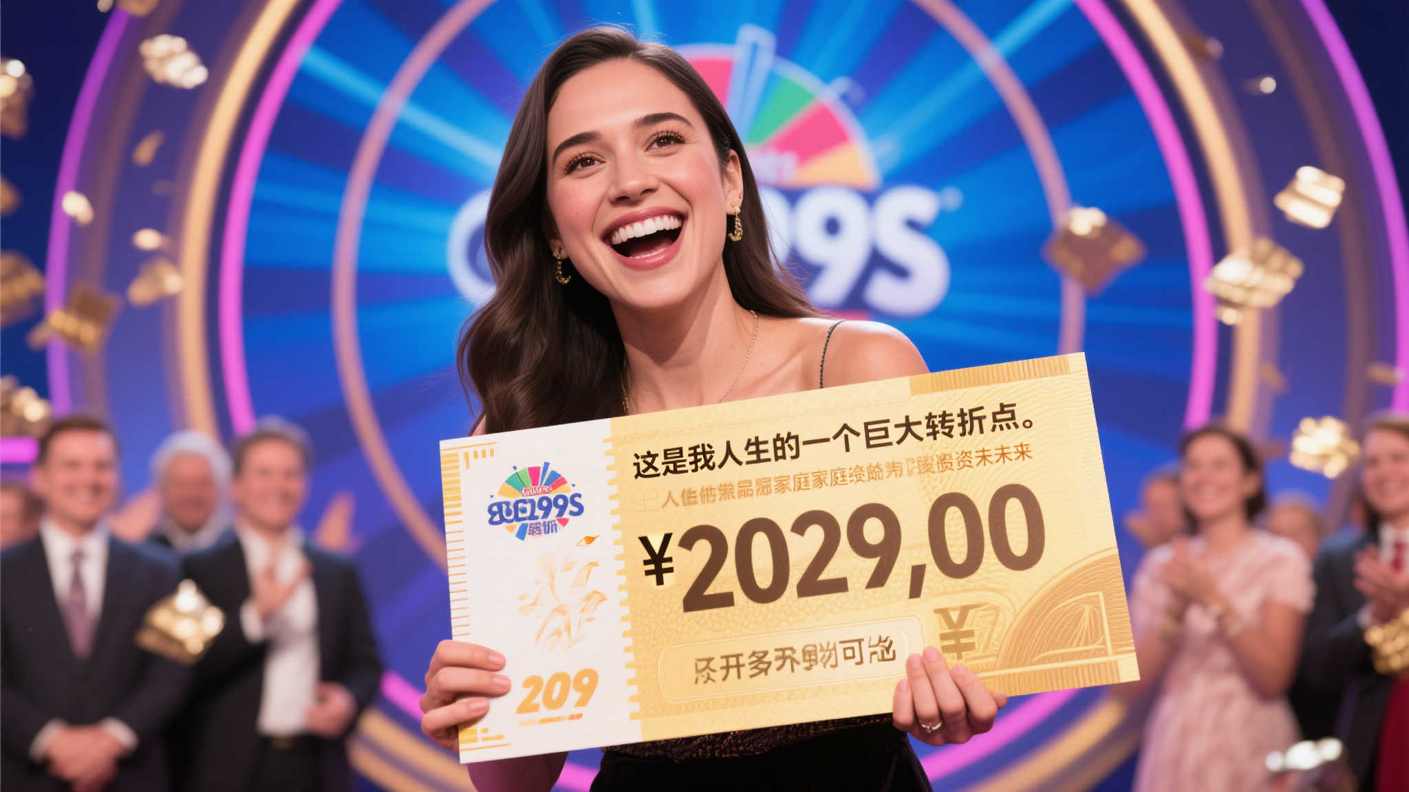 当被问及获奖感受时，这位女子坦言：“这是
